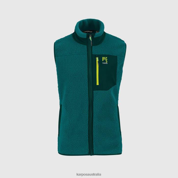 Fleece| Karpos Men 80'S FLEECE VEST BALSAM/FOREST 0Z8L150