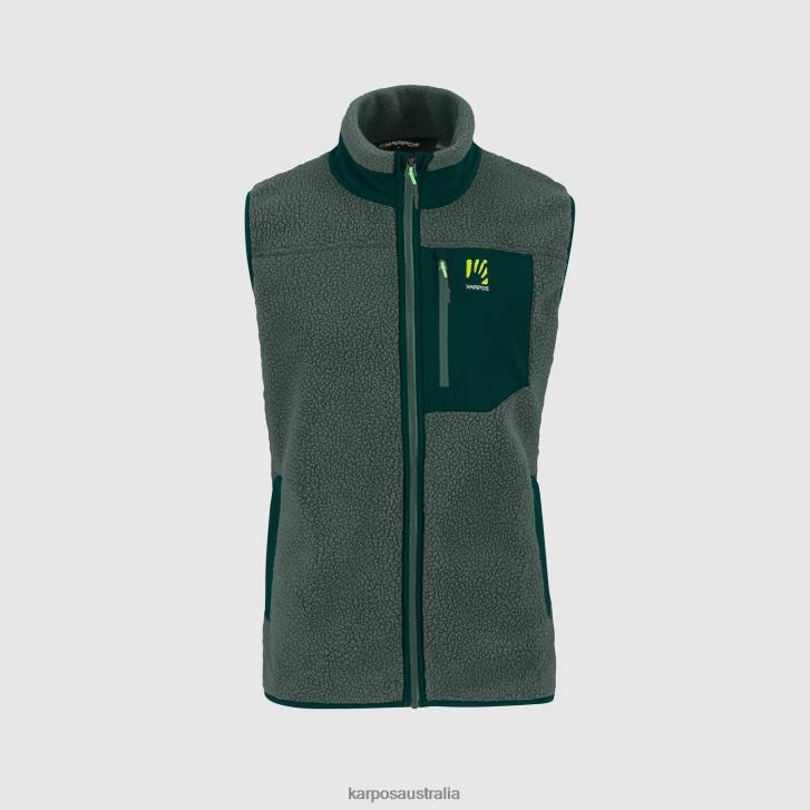 Fleece| Karpos Men 80'S FLEECE VEST JUNGLE GREEN/FOREST 0Z8L152