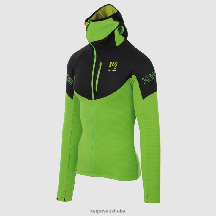 Fleece| Karpos Men K-PERFORMANCE FLEECE APPLE GREEN BLACK 0Z8L166