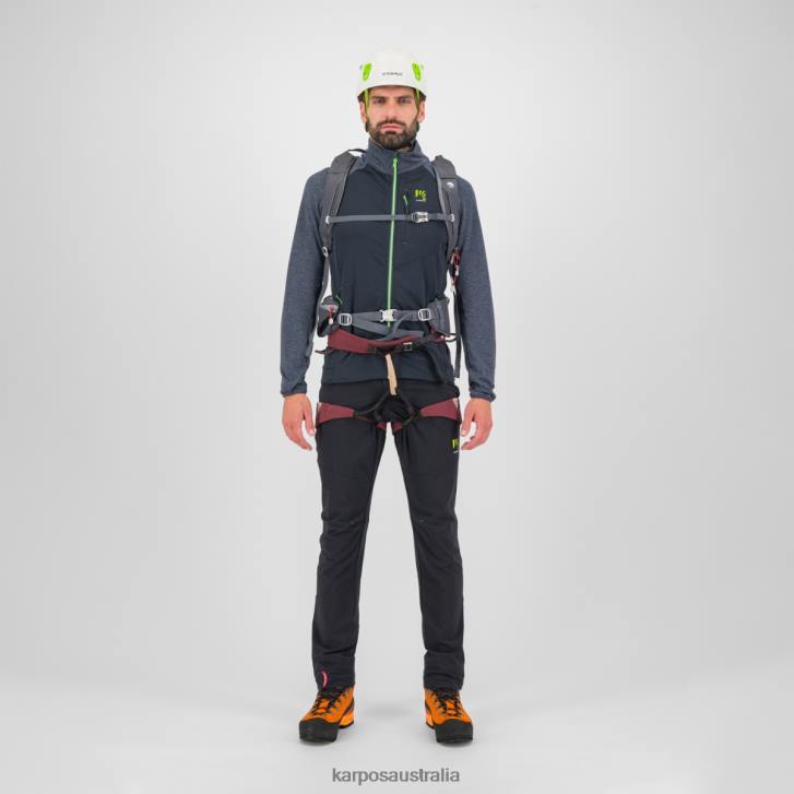 Fleece| Karpos Men PIZZOCCO EVO FULL-ZIP FLEECE BLACK/OMBRE BLUE/JASMINE GREEN 0Z8L209