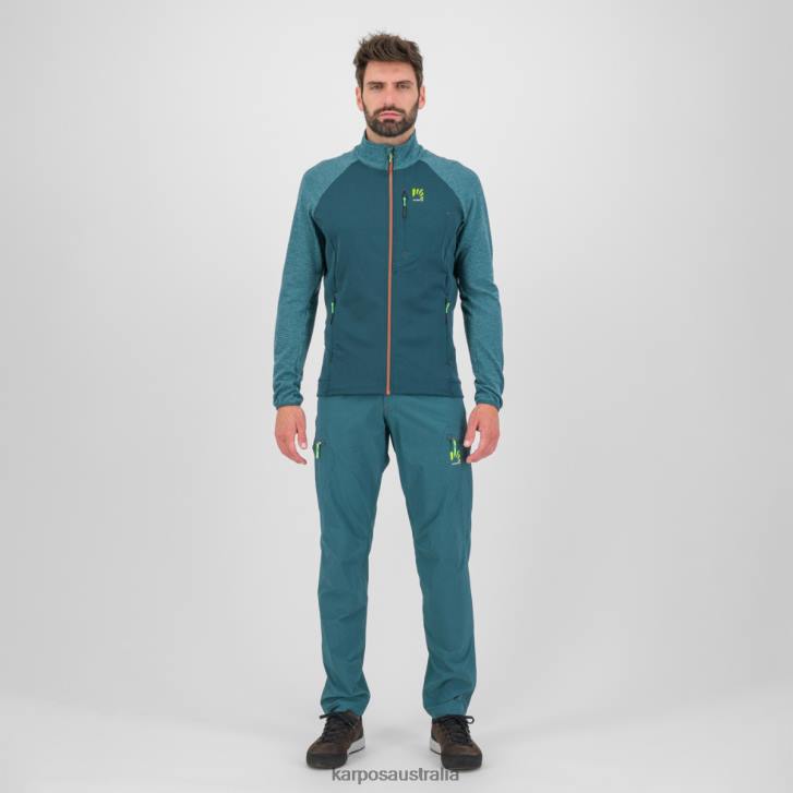 Fleece| Karpos Men PIZZOCCO EVO FULL-ZIP FLEECE DARK SEA/BALSAM 0Z8L211