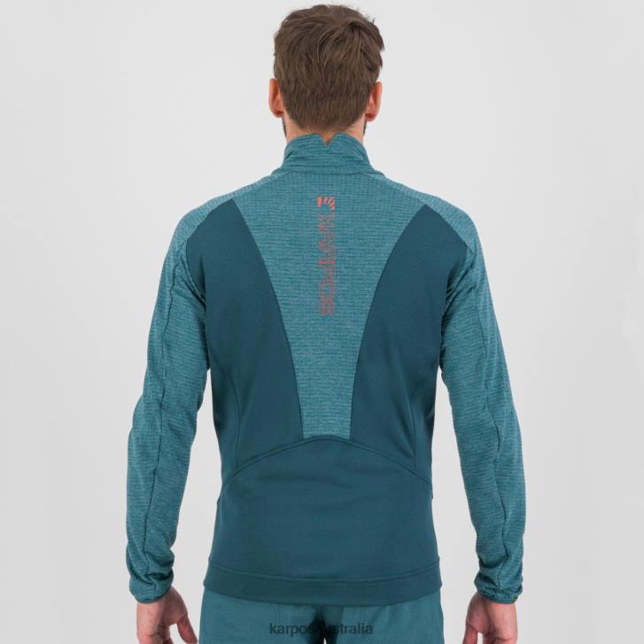Fleece| Karpos Men PIZZOCCO EVO FULL-ZIP FLEECE DARK SEA/BALSAM 0Z8L211