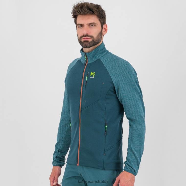 Fleece| Karpos Men PIZZOCCO EVO FULL-ZIP FLEECE DARK SEA/BALSAM 0Z8L211