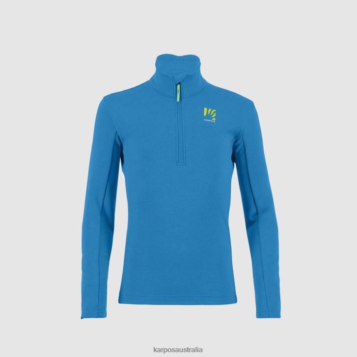 Fleece| Karpos Men PIZZOCCO KID HALF-ZIP FLEECE DIVA BLUE 0Z8L274
