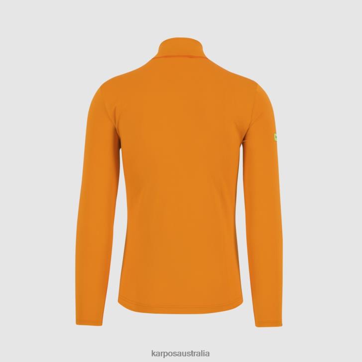 Fleece| Karpos Men POWER HALF ZIP FLEECE ARANCIO 0Z8L250