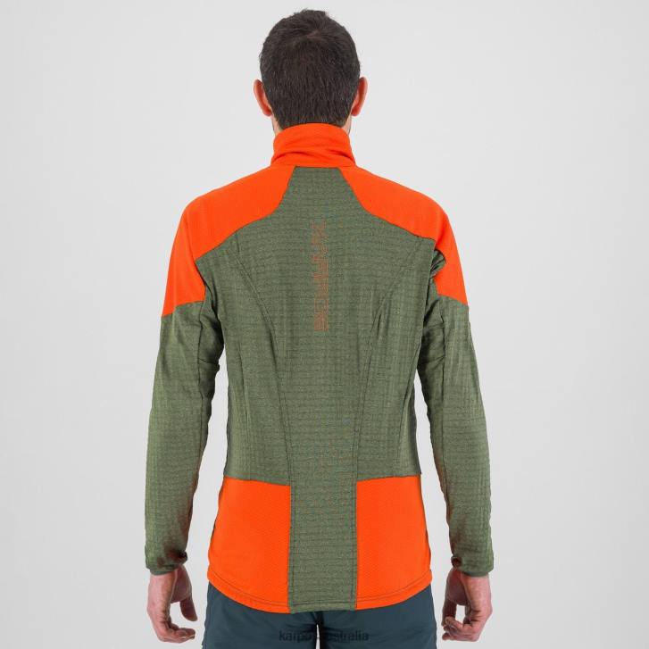 Fleece| Karpos Men PUEZ FLEECE THYME/SPICY ORNAGE 0Z8L224