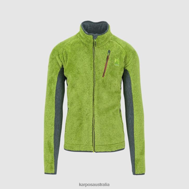 Fleece| Karpos Men VERTICE FLEECE LIME GREEN/DARK SLATE 0Z8L194