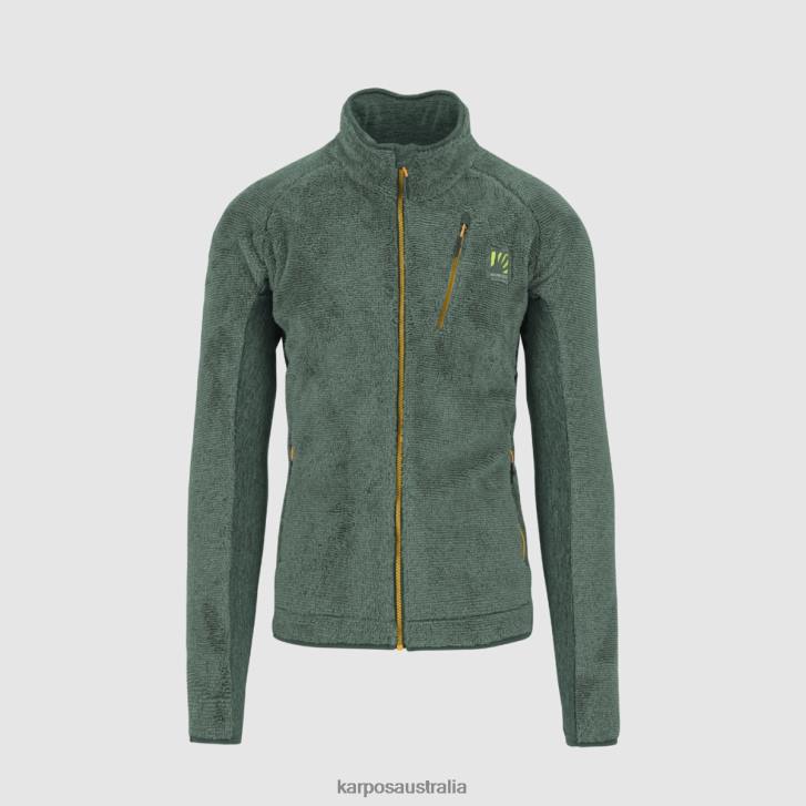 Fleece| Karpos Men VERTICE FLEECE SMOKE PINE/JUNGLE GREEN 0Z8L192