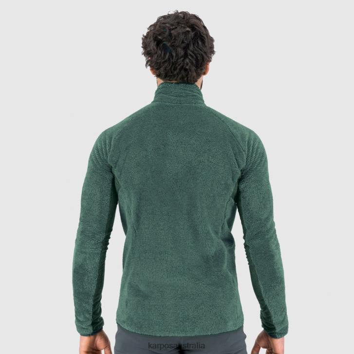 Fleece| Karpos Men VERTICE FLEECE SMOKE PINE/JUNGLE GREEN 0Z8L192