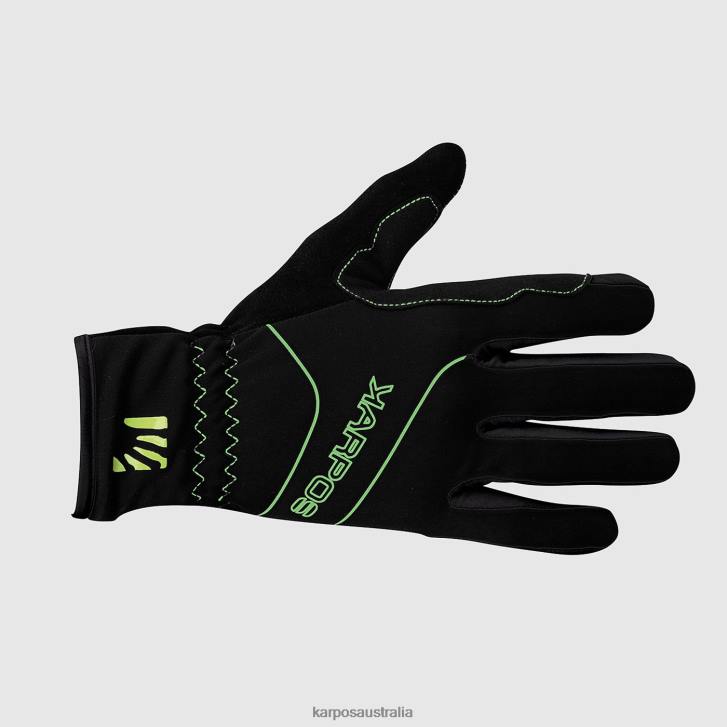 Glove| Karpos Men ALAGNA GLOVE BLACK/GREEN FLUO 0Z8L883