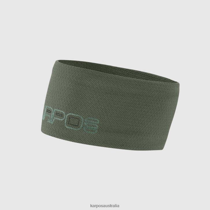 Headwear| Karpos Men CROZZON HEADBAND THYME/AQUA SKY 0Z8L790