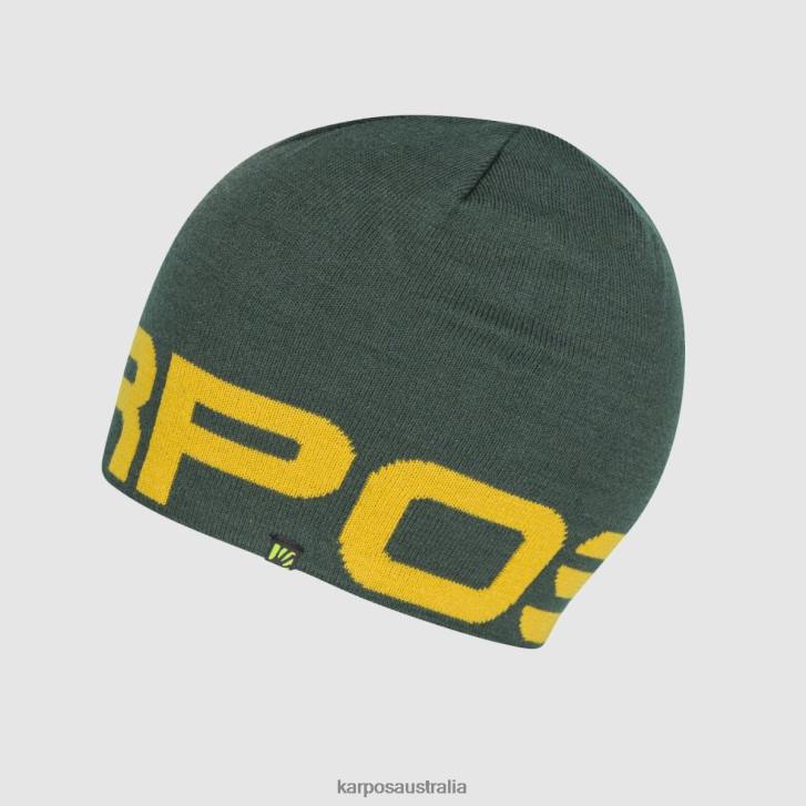 Headwear| Karpos Men LARIN CAP JUNGLE GREEN/GOLD FLAKE 0Z8L712