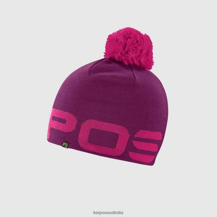 Headwear| Karpos Men LARIN PON PON CAP BOYSENBERRY/PINK 0Z8L721