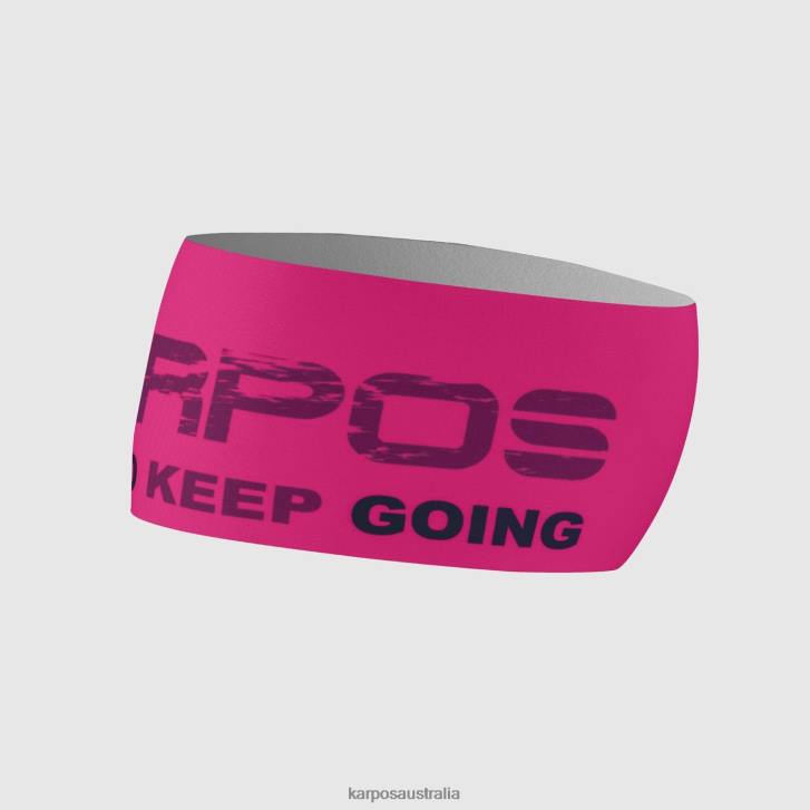 Headwear| Karpos Men PELMETTO HEADBAND PINK/BOYSENBERRY/VULCAN 0Z8L860
