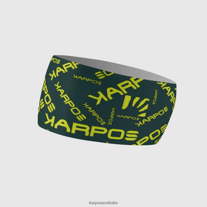 Headwear| Karpos Men PELMO HEADBAND FOREST/KIWI COLADA 0Z8L829