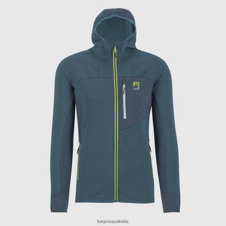 Hoody| Karpos Men MEZZODI HOODIE FLEECE BALSAM/FOREST 0Z8L204