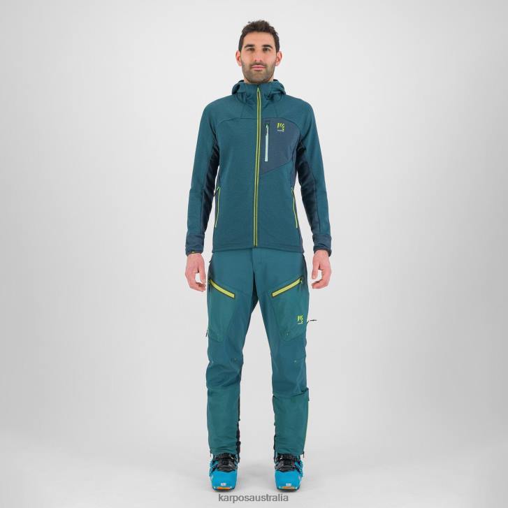 Hoody| Karpos Men MEZZODI HOODIE FLEECE BALSAM/FOREST 0Z8L204