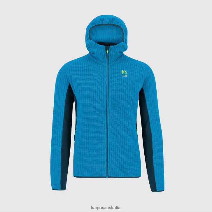 Hoody| Karpos Men ROCCHETTA HOODIE FLEECE DIVA BLUE/MIDNIGHT 0Z8L230