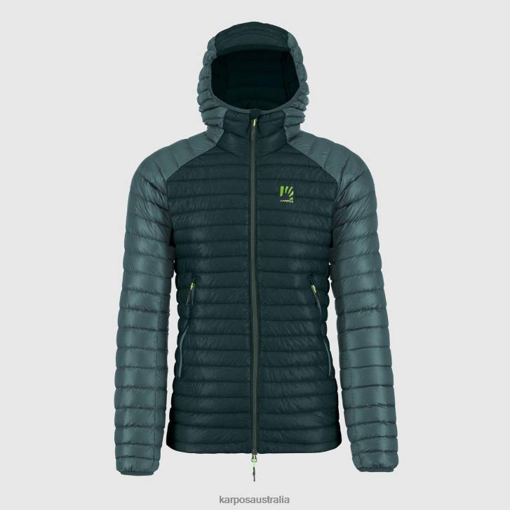 Jacket| Karpos Men ALAGNA DOWN JACKET FOREST/NORTH ASTLANTIC 0Z8L15