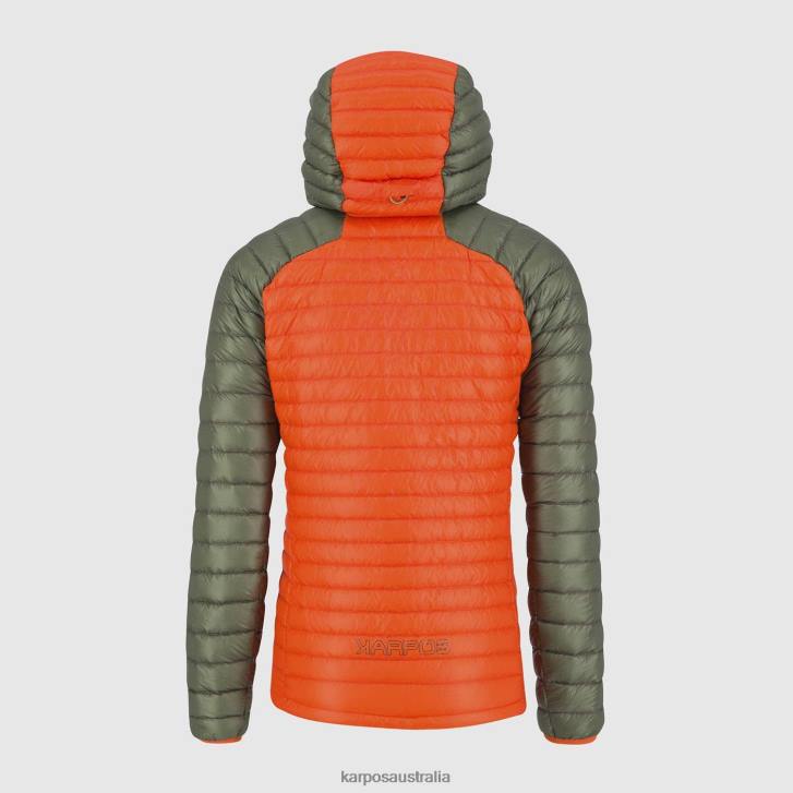 Jacket| Karpos Men ALAGNA DOWN JACKET SPICY ORANGE/THYME 0Z8L16