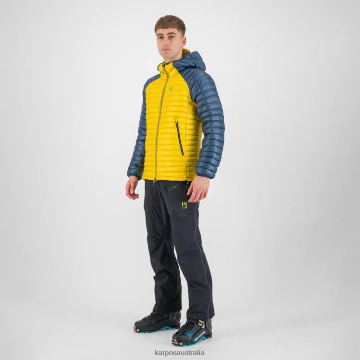 Jacket| Karpos Men ALAGNA DOWN JACKET SULPHUR/MIDNIGHT 0Z8L18