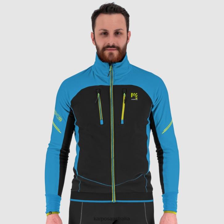 Jacket| Karpos Men ALAGNA EVO JACKET BLACK/BLUE JEWEL 0Z8L134