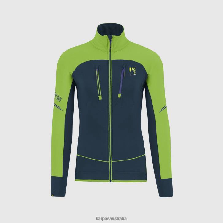 Jacket| Karpos Men ALAGNA EVO JACKET MIDNIGHT/GREEN FLASH 0Z8L135