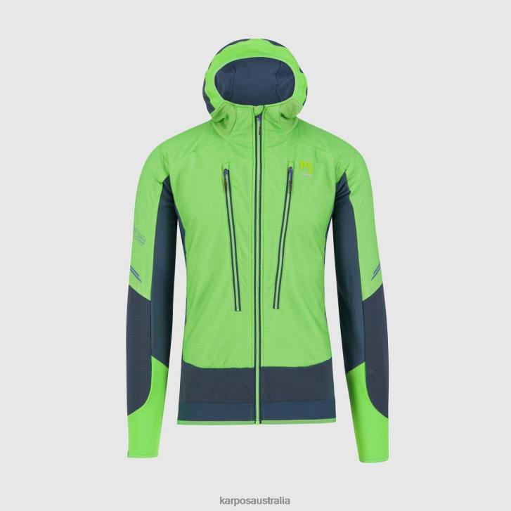 Jacket| Karpos Men ALAGNA PLUS EVO JACKET GREEN FLASH/MIDNIGHT 0Z8L89