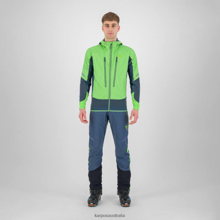 Jacket| Karpos Men ALAGNA PLUS EVO JACKET GREEN FLASH/MIDNIGHT 0Z8L89