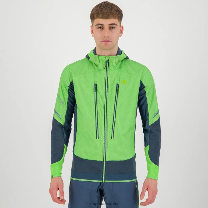 Jacket| Karpos Men ALAGNA PLUS EVO JACKET GREEN FLASH/MIDNIGHT 0Z8L89