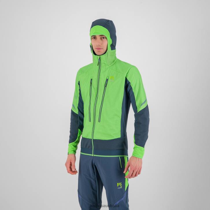 Jacket| Karpos Men ALAGNA PLUS EVO JACKET GREEN FLASH/MIDNIGHT 0Z8L89