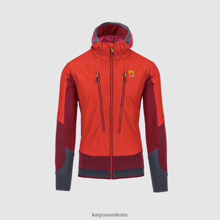 Jacket| Karpos Men ALAGNA PLUS EVO JACKET GRENADINE/BIKING RED 0Z8L88