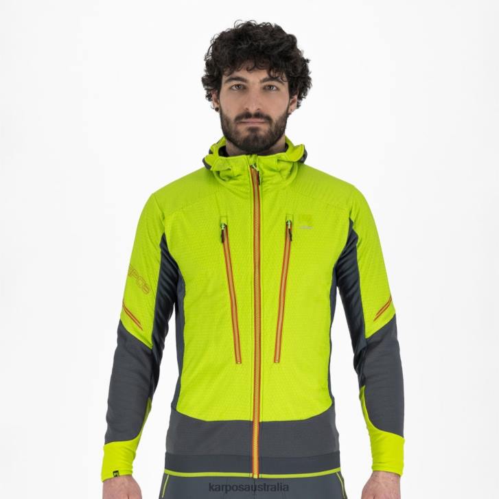 Jacket| Karpos Men ALAGNA PLUS EVO JACKET LIME GREEN/DARK SLATE 0Z8L87