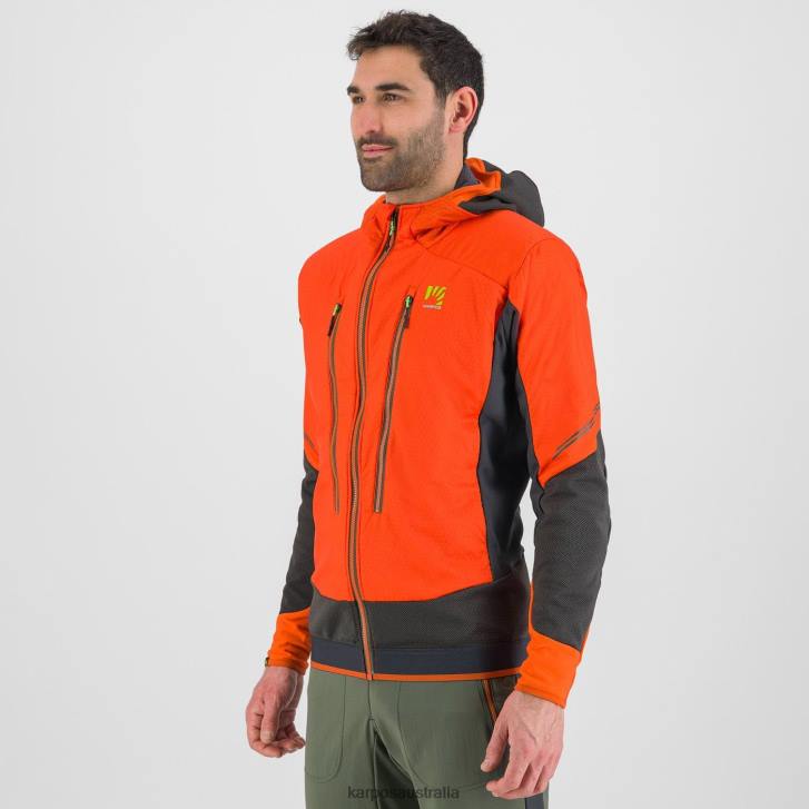 Jacket| Karpos Men ALAGNA PLUS EVO JACKET SPICY ORANGE/BLACK SAND 0Z8L91