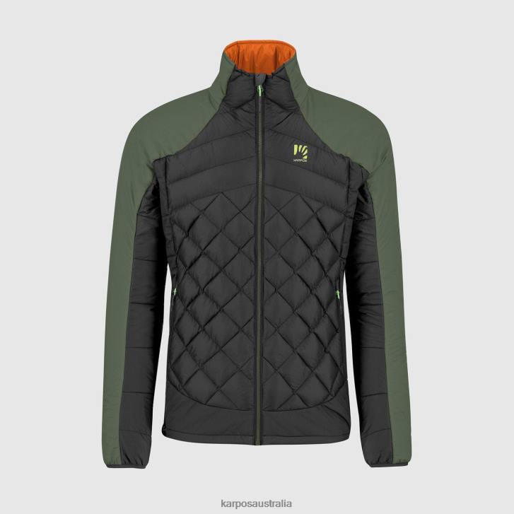 Jacket| Karpos Men LASTEI ACTIVE JACKET BLACK SAND/THYME 0Z8L51