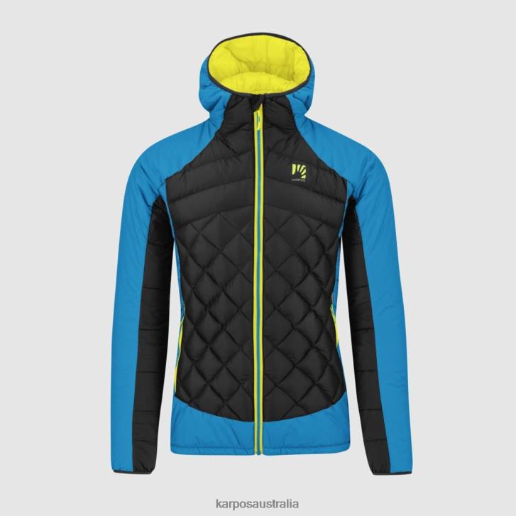 Jacket| Karpos Men LASTEI ACTIVE PLUS JACKET BLACK/BLUE JEWEL 0Z8L71