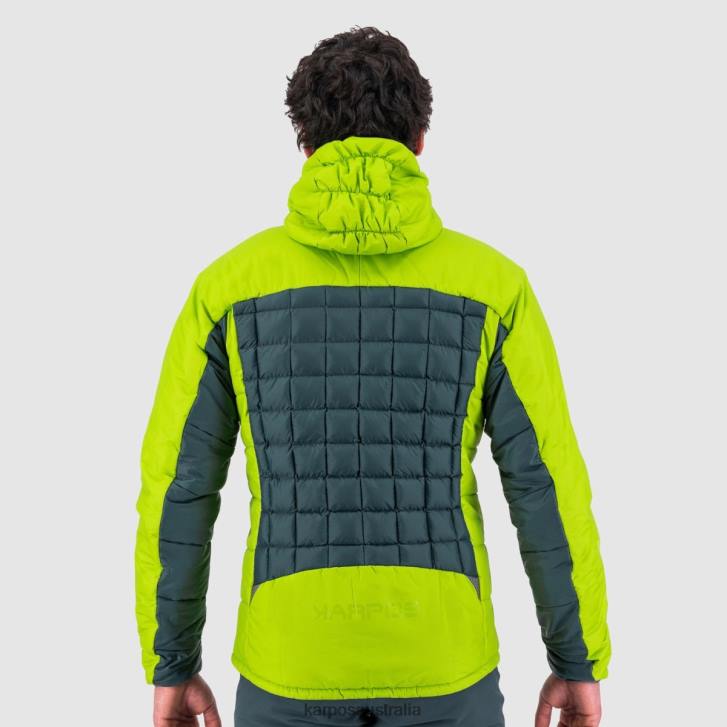Jacket| Karpos Men LASTEI ACTIVE PLUS JACKET DARK SLATE/LIME GREEN 0Z8L70