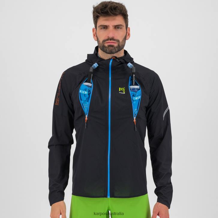 Jacket| Karpos Men LAVAREDO RAIN JACKET BLACK/INDIGO B. 0Z8L64