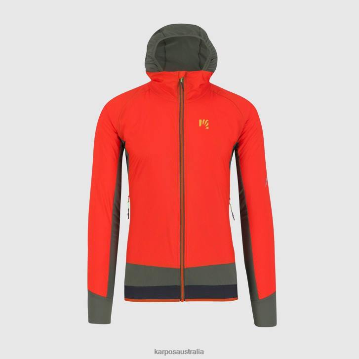 Jacket| Karpos Men LAVAREDO WINTER JACKET SPICY ORANGE/THYME 0Z8L146