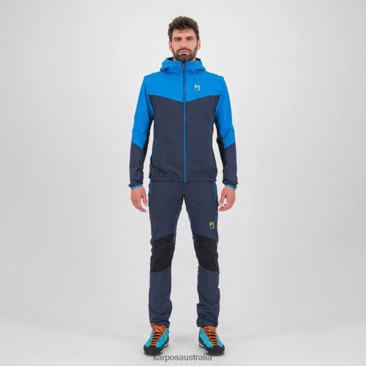 Jacket| Karpos Men LEDE CONVERTIBLE JACKET OUTER SPACE/INDIGO B./TANGERIN 0Z8L94