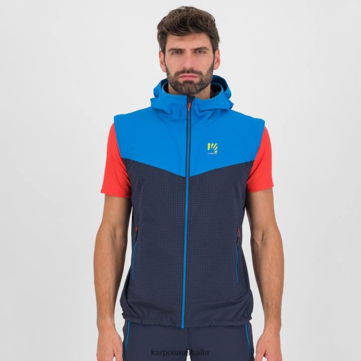 Jacket| Karpos Men LEDE CONVERTIBLE JACKET OUTER SPACE/INDIGO B./TANGERIN 0Z8L94