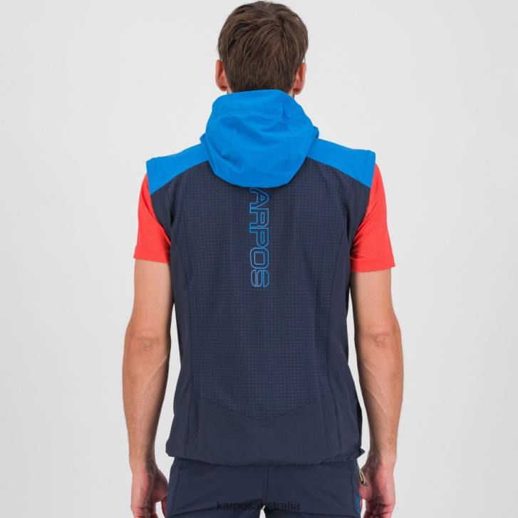 Jacket| Karpos Men LEDE CONVERTIBLE JACKET OUTER SPACE/INDIGO B./TANGERIN 0Z8L94