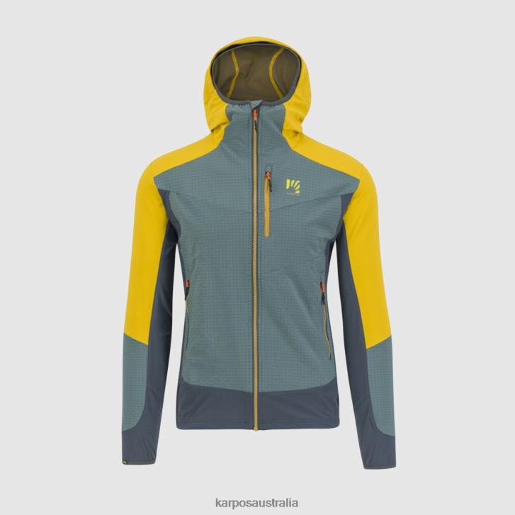 Jacket| Karpos Men LEDE JACKET NORTH ATLANTIC/LEMON CURRY/DAR 0Z8L113