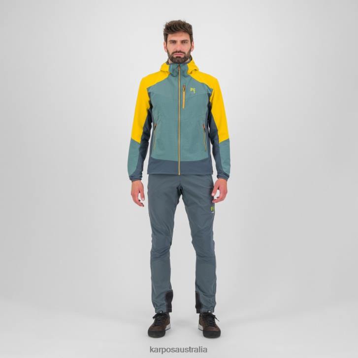 Jacket| Karpos Men LEDE JACKET NORTH ATLANTIC/LEMON CURRY/DAR 0Z8L113