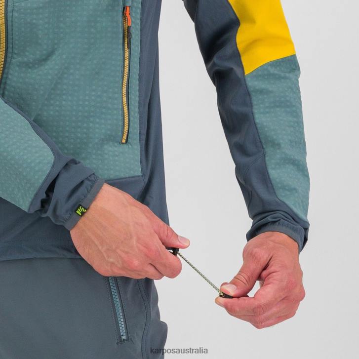 Jacket| Karpos Men LEDE JACKET NORTH ATLANTIC/LEMON CURRY/DAR 0Z8L113
