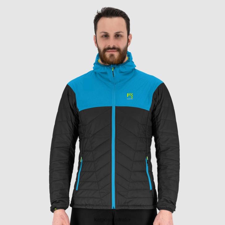 Jacket| Karpos Men LYSKAMM EVO JACKET BLACK/BLUE JEWEL 0Z8L34