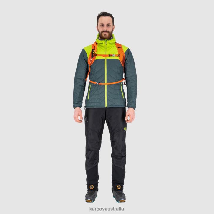 Jacket| Karpos Men LYSKAMM EVO JACKET DARK SLATE/LIME GREEN 0Z8L33