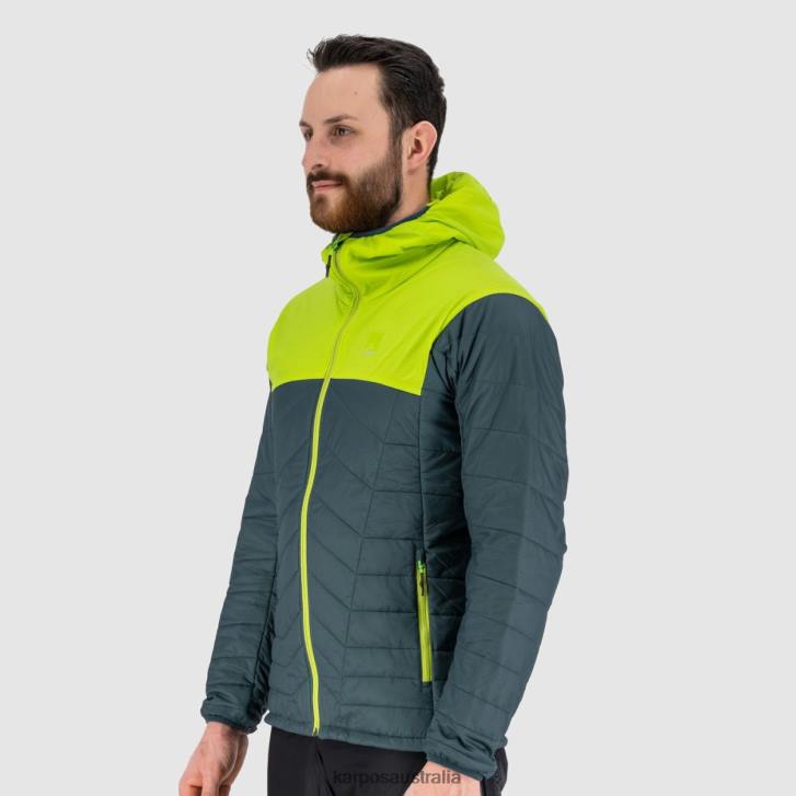 Jacket| Karpos Men LYSKAMM EVO JACKET DARK SLATE/LIME GREEN 0Z8L33