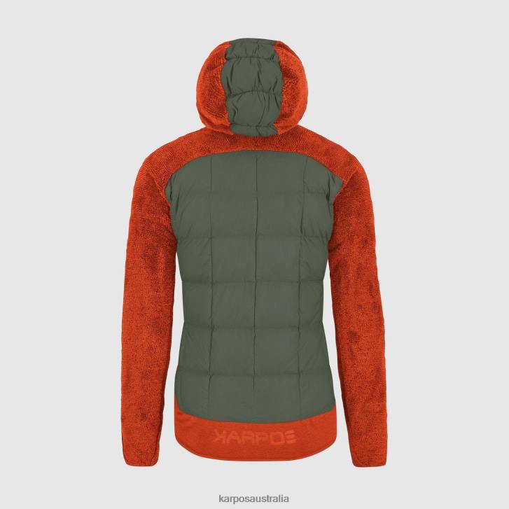 Jacket| Karpos Men MARMAROLE JACKET THYME/SPICY ORANGE 0Z8L122