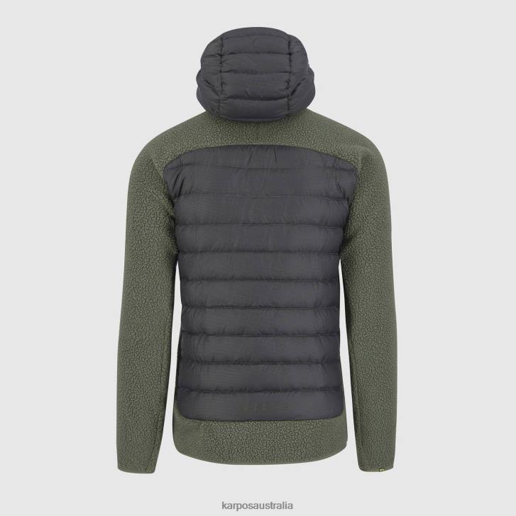 Jacket| Karpos Men MARMAROLE TECH JACKET BLACK SAND/THYME 0Z8L54